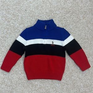 Ralph Lauren Polo Half Zip Sweater